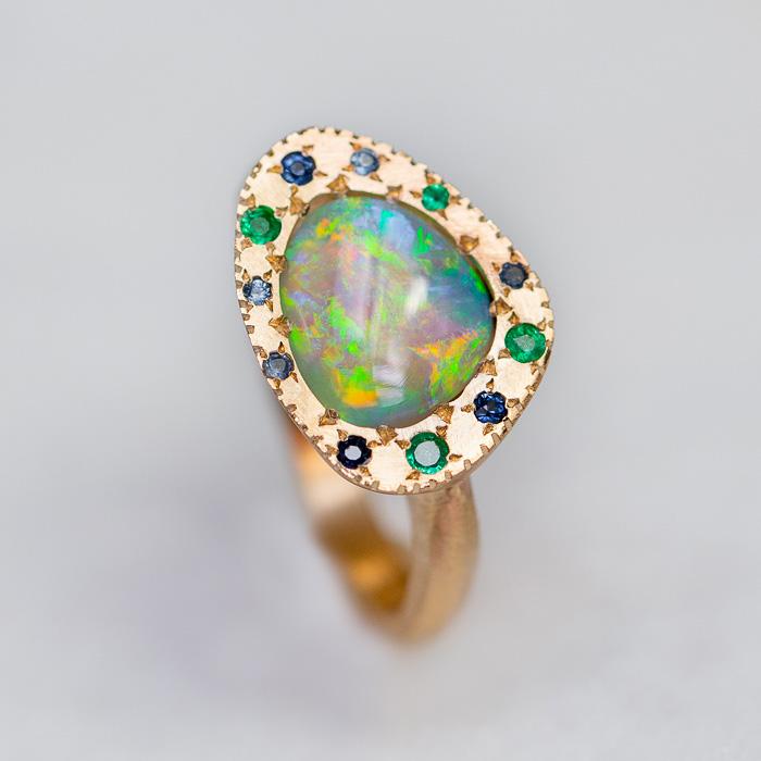 Shades of Ocean Opal Eclipse Ring