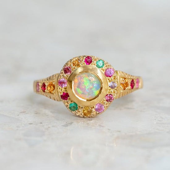 Carnivale Opal Roman Ring