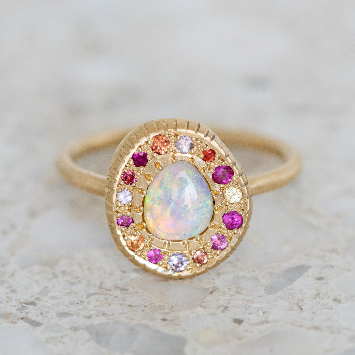 Carnivale Opal Pebble Ring