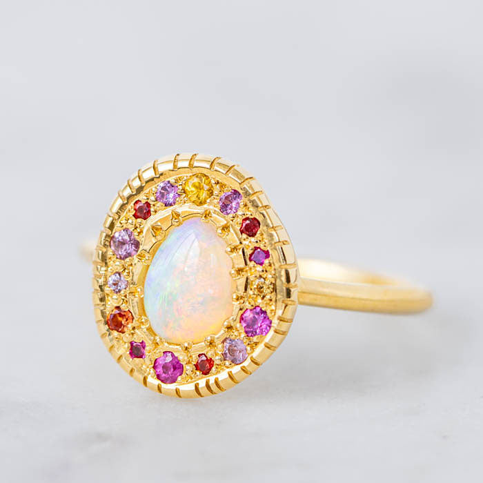 Carnivale Opal Pebble Ring