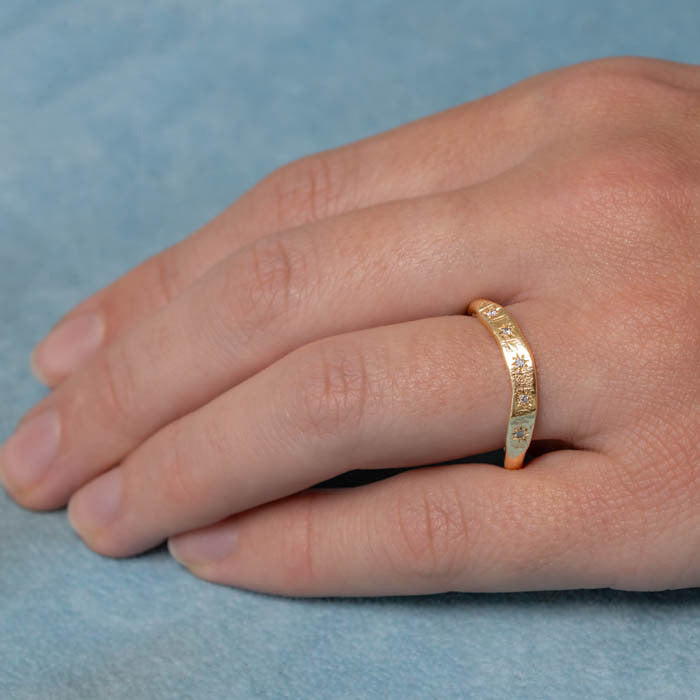Diamond Celestial Hidden Treasure Band