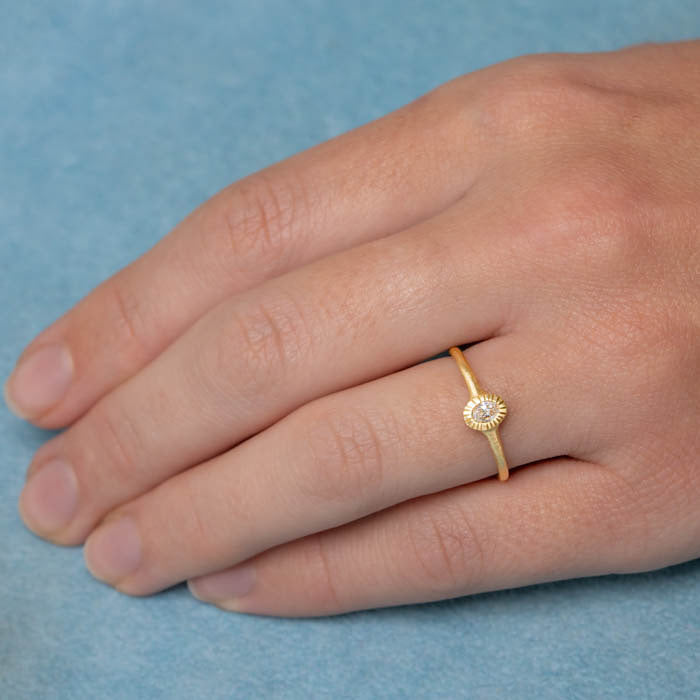 Diamond Forest Stacking Ring
