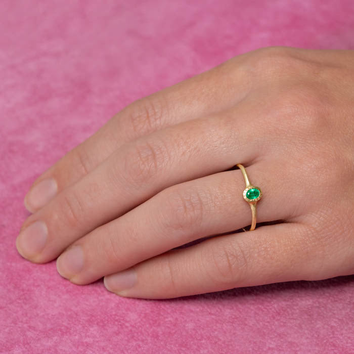 Emerald Forest Stacking Ring