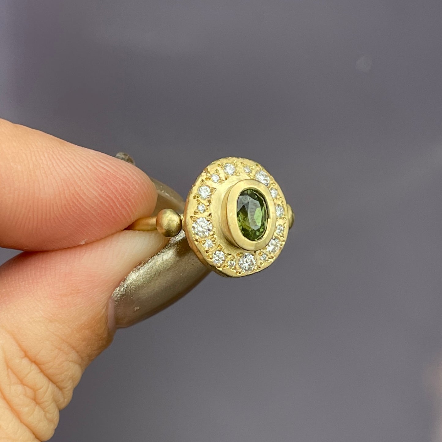 One-off Parti Sapphire Trove Ring in 18ct Yellow Gold, Size M (In Stock)