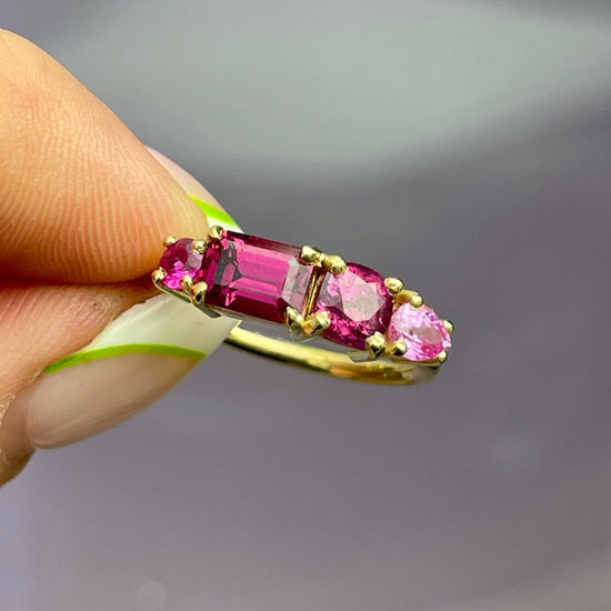 Raspberry Splice Ring – Sarah Gardner Jewellery