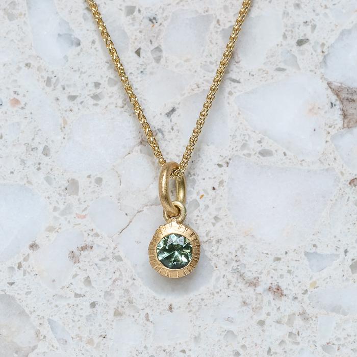 Parti Sapphire Forest Necklace in 9ct Yellow Gold (In Stock)