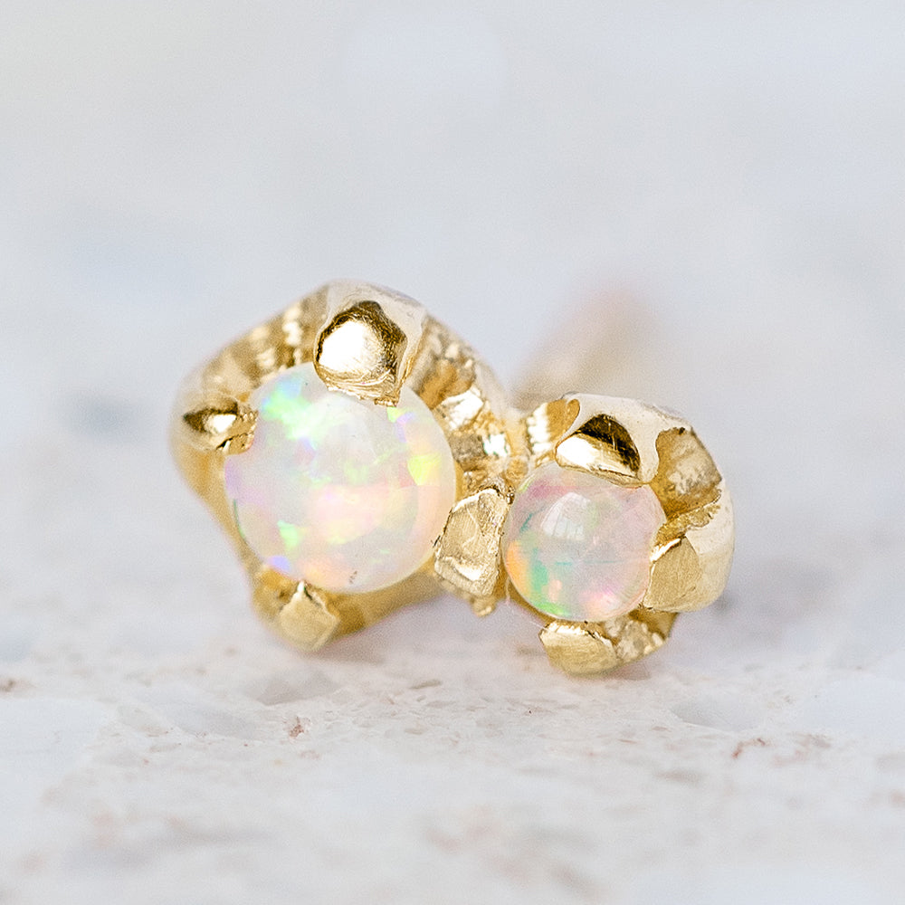 Opal Bud Single Stud