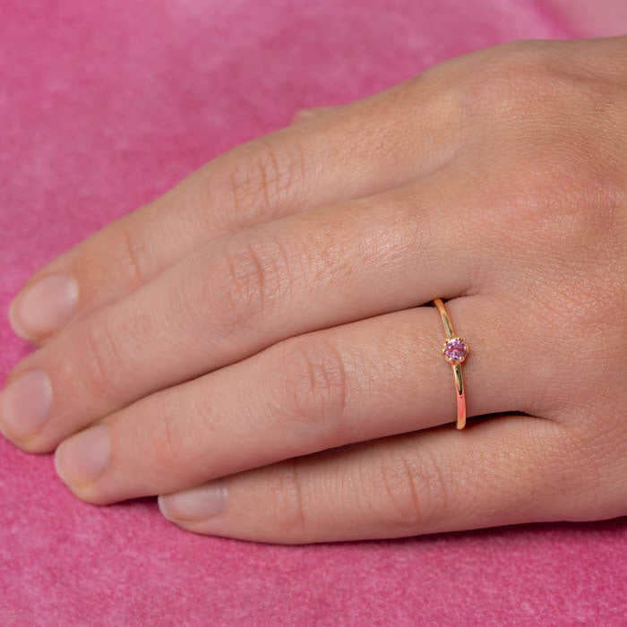 Pink Sapphire Nico Ring