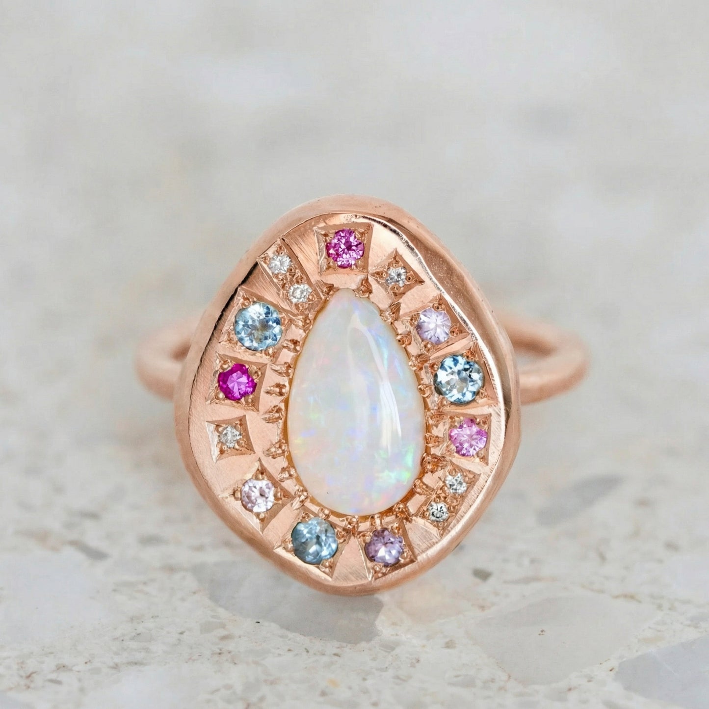 Versailles Opal Pebble Ring