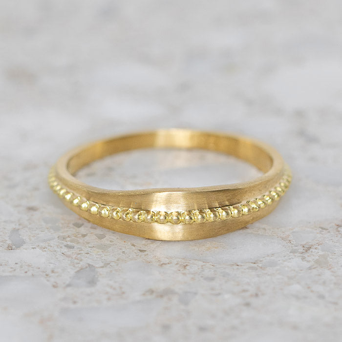 Mini Armour Band in 9ct Yellow Gold, Size M (In Stock)