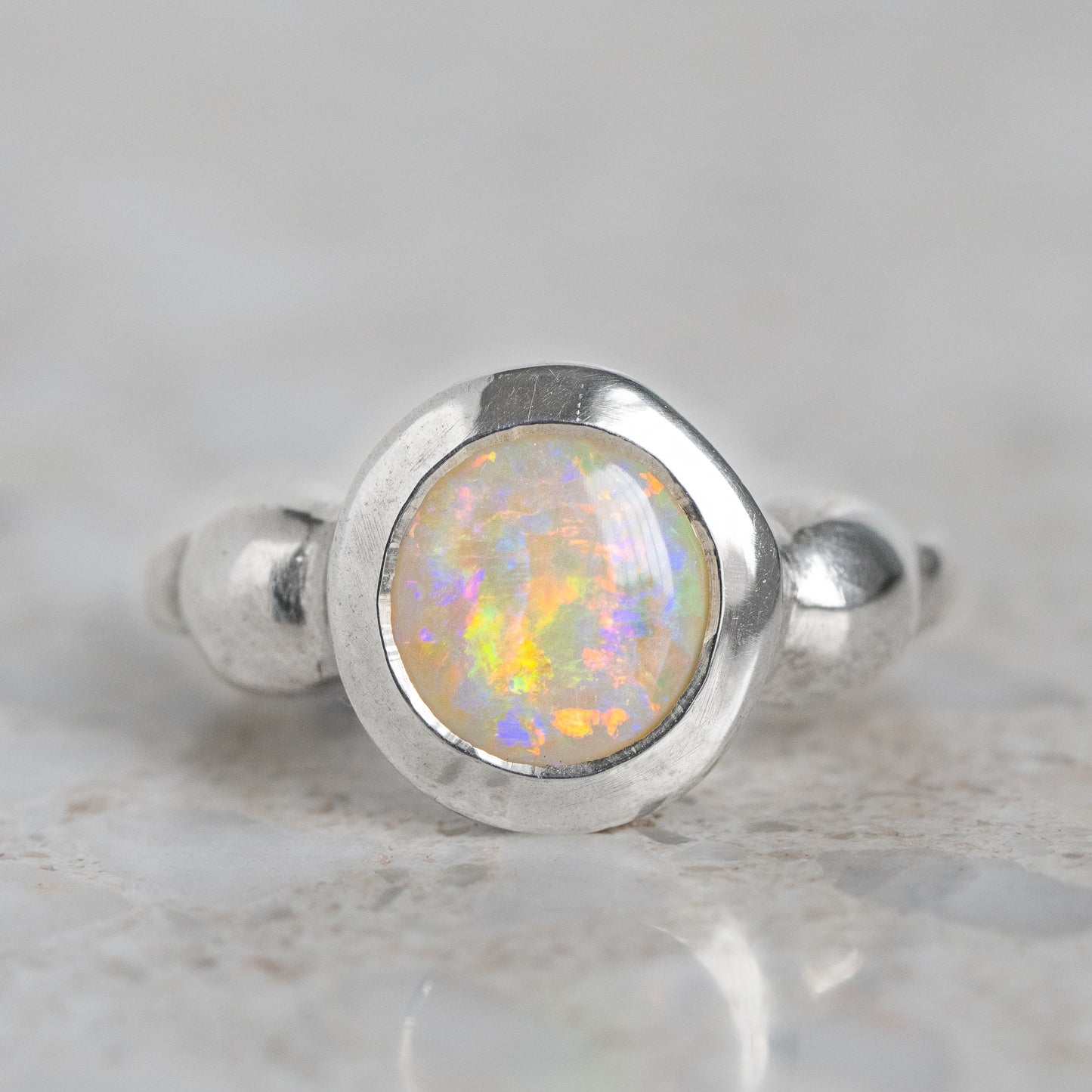 Opal Talisman Ring