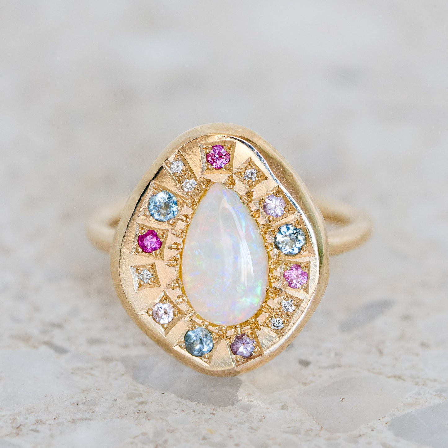 Buy Opal Ring Finger Ring Natural Amazing Opal Gemstone Ring Fire Stone  Boho Ring 925 Sterling Silver Solid Ring Handcrafted Charm Ring Online in  India - Etsy