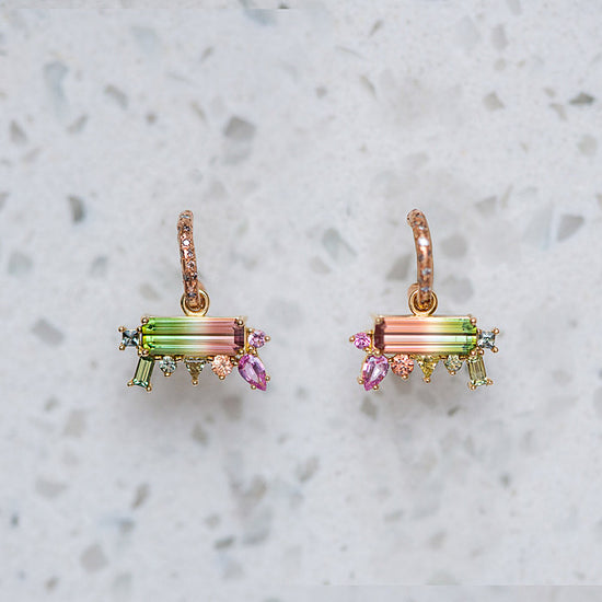 Watermelon Charms In 18ct Yellow And Rose Gold (In Stock)