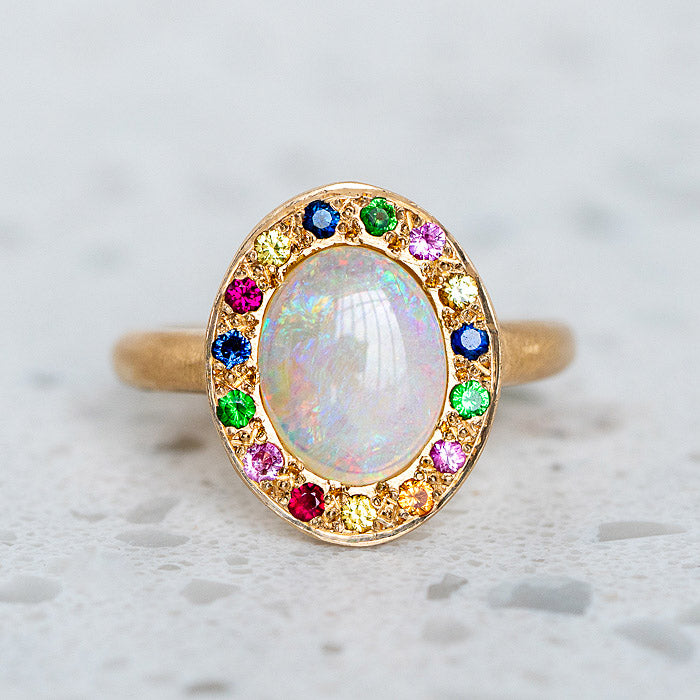 Load image into Gallery viewer, Carnivale Eclipse Opal Ring
