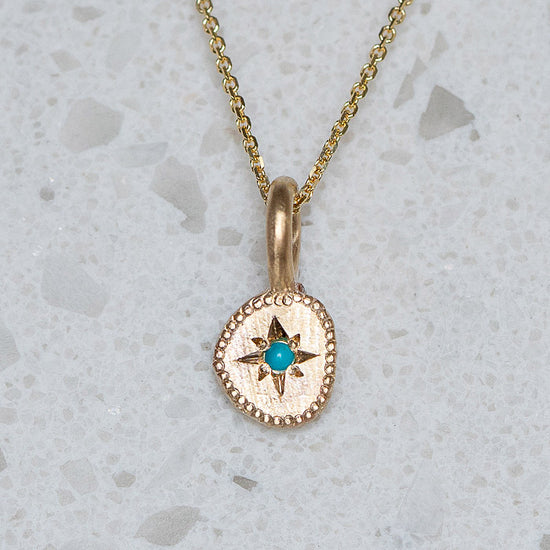 Load image into Gallery viewer, Rubble Necklace December Birthstone, Turquoise
