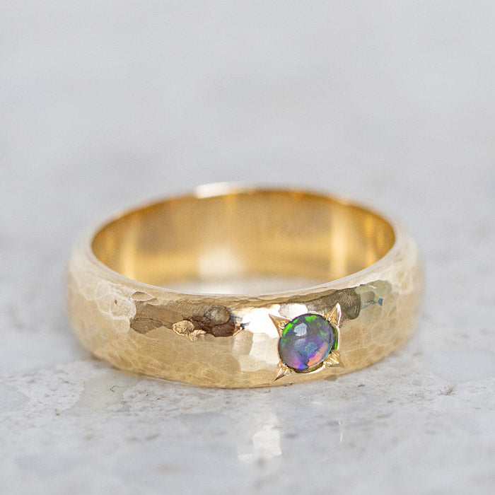 Black Opal Hammered Band