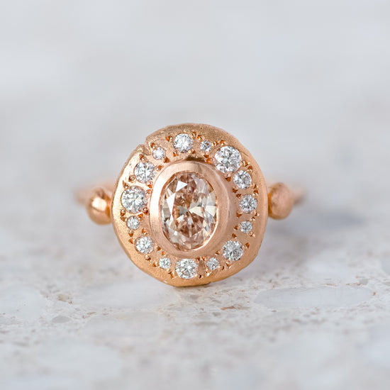 Champagne Diamond Trove Ring