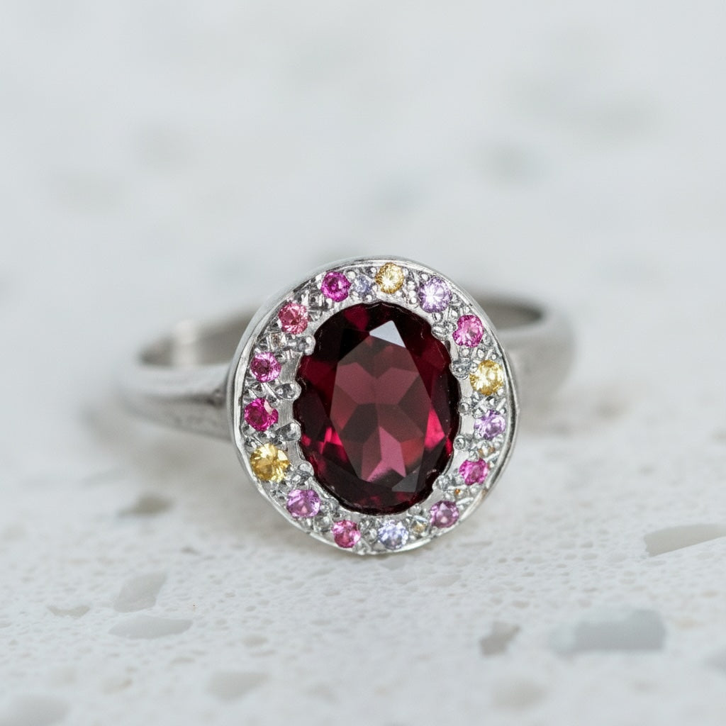 North South Eclipse Ring