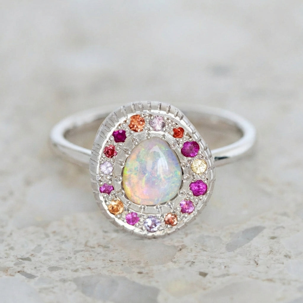 Carnivale Opal Pebble Ring