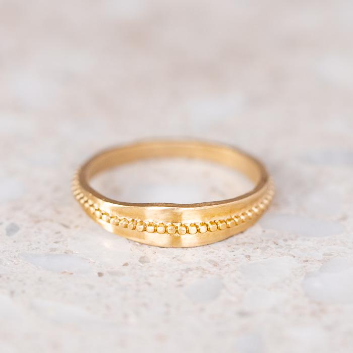 Mini Armour Band in 9ct Yellow Gold, Size M (In Stock)