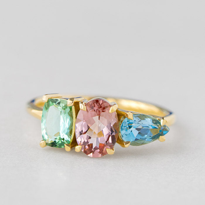 One-off Gelati Splice Ring in 18ct Yellow Gold, Size Q (In Stock)