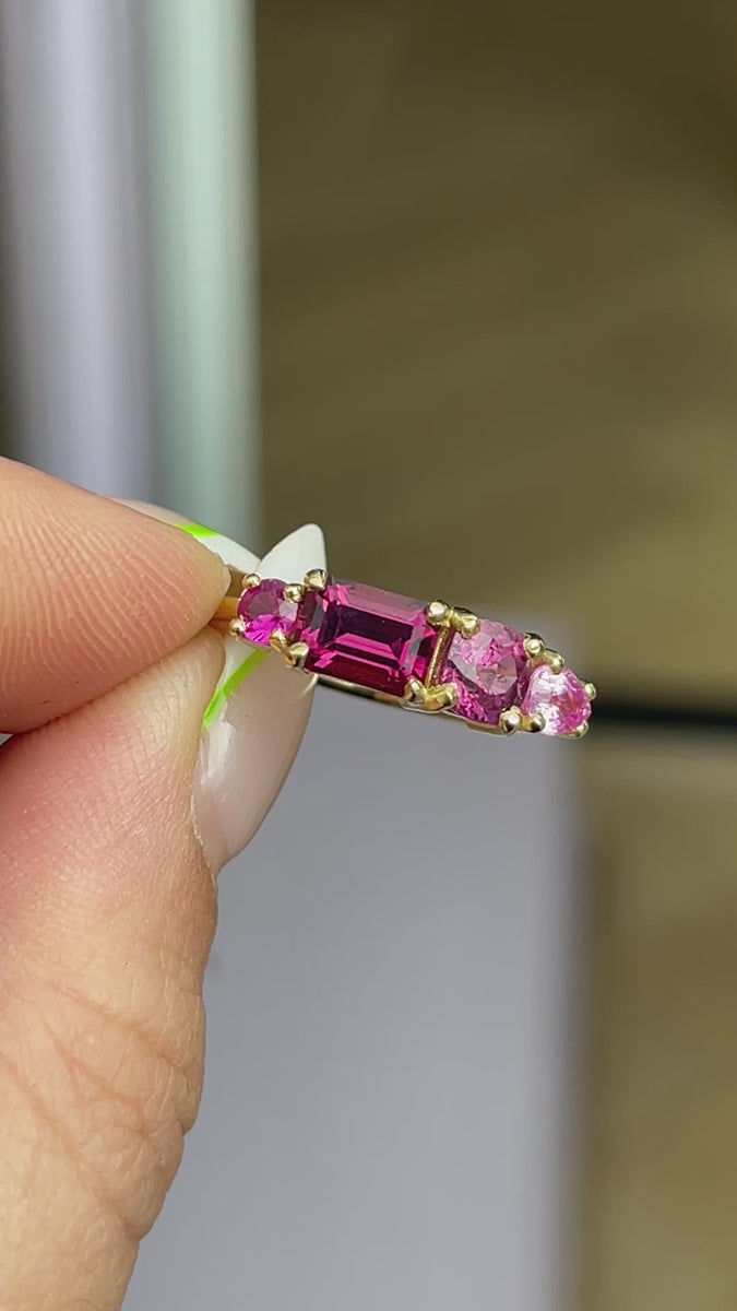 Raspberry Splice Ring – Sarah Gardner Jewellery