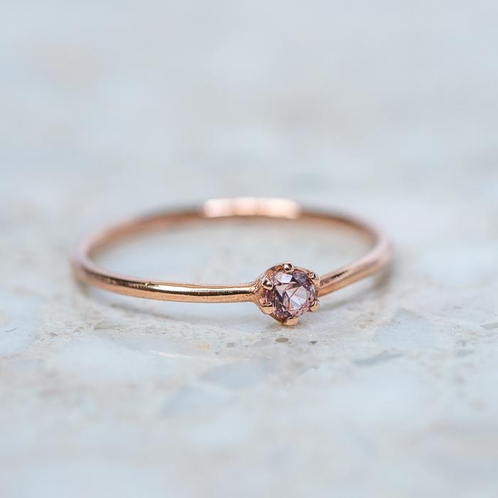 Pink Sapphire Nico Ring