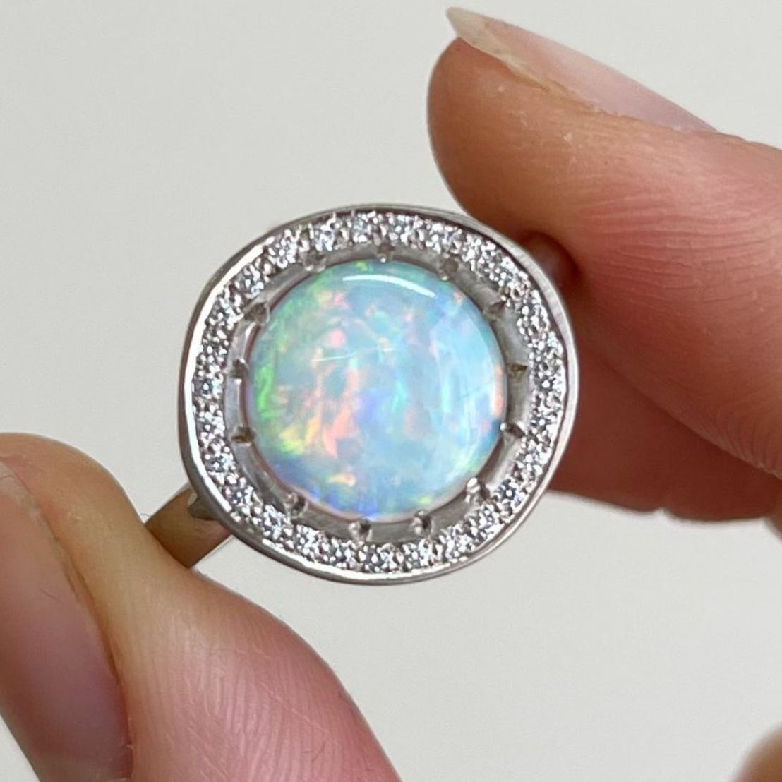 Load image into Gallery viewer, Eclipse Opal  Ring

