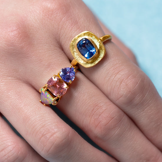 Unearthed Sapphire Ring