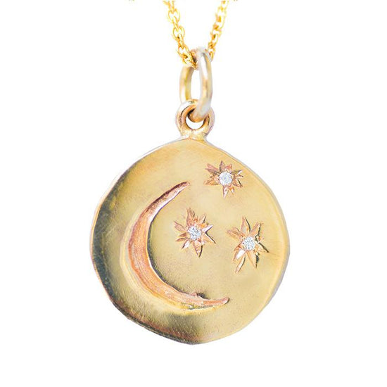 Stars and Moon Guard Necklace