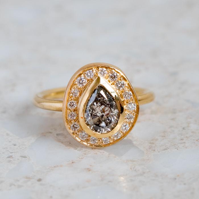 Photo Uploader for Pinterest | Rough diamond ring, Wedding rings unique  engagement, Wedding rings unique