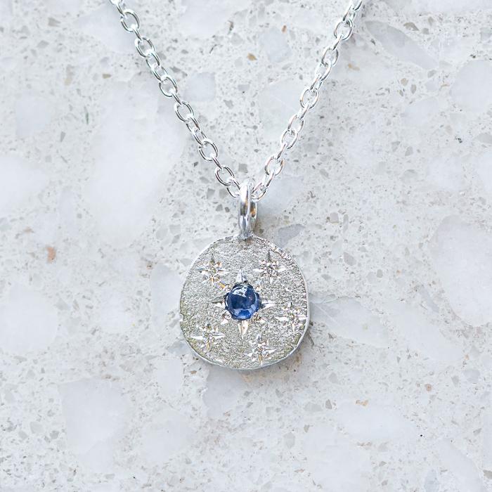 1/8 CT. T.W. Diamond Snowflake Pendant in Sterling Silver | Zales