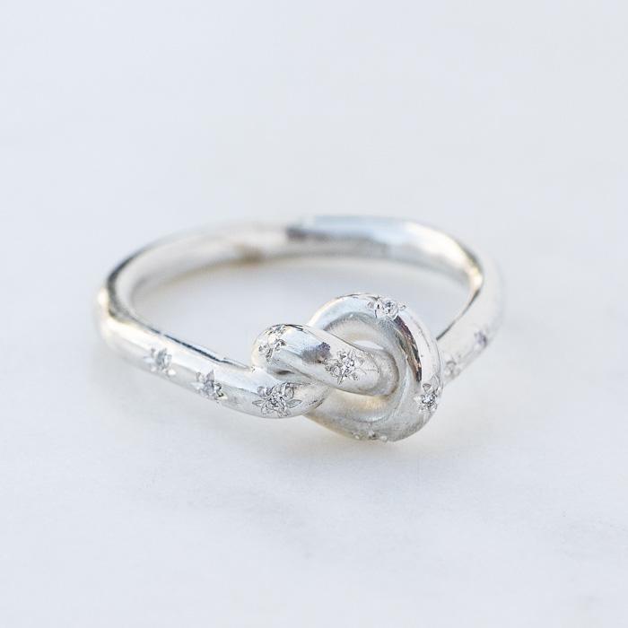 Diamond Pretzel Ring